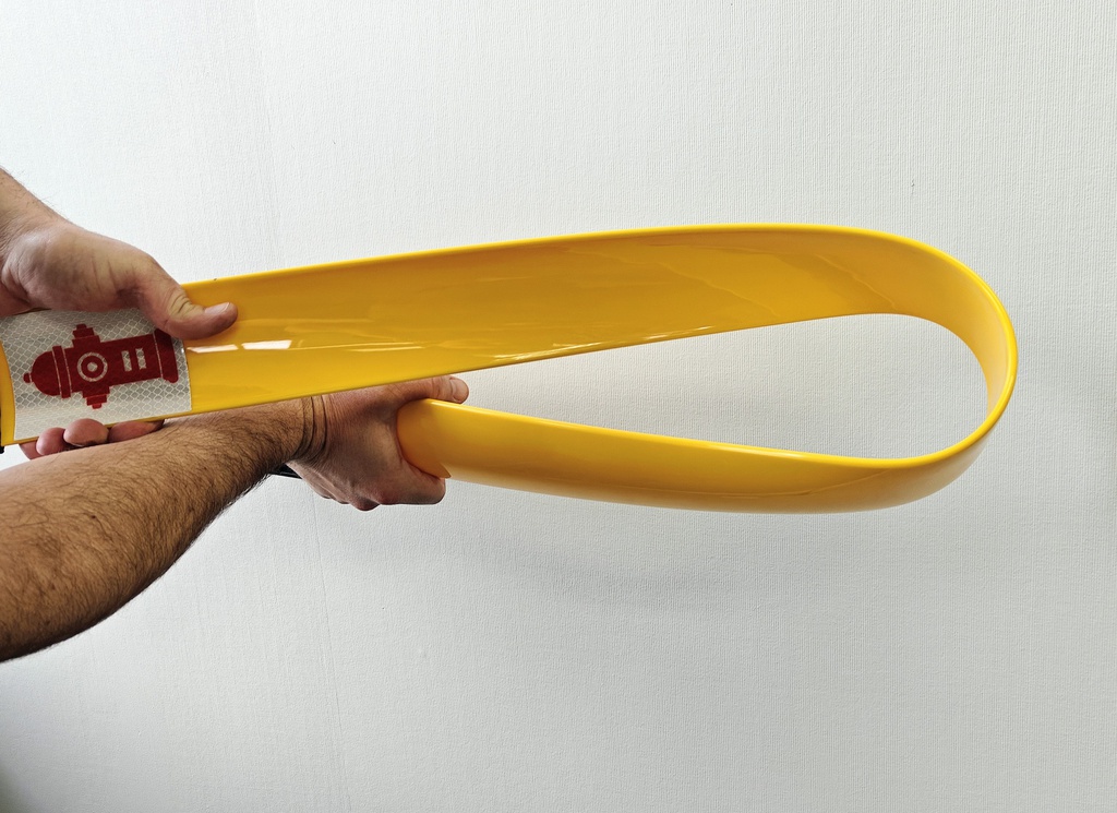 Fire Hydrant Marker with Decal