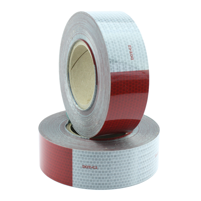 Conspicuity Tape Red/White 2" x 150'