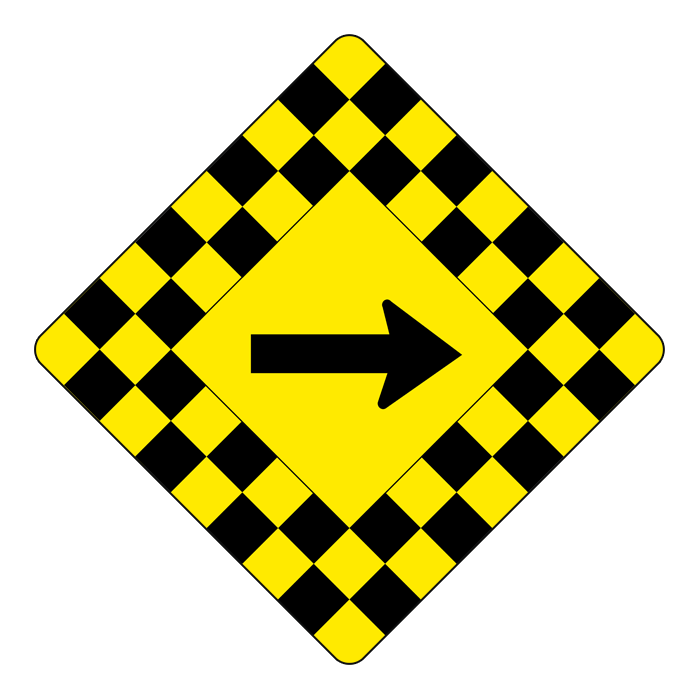 WA8R, Checkerboard Right, 90x90cm