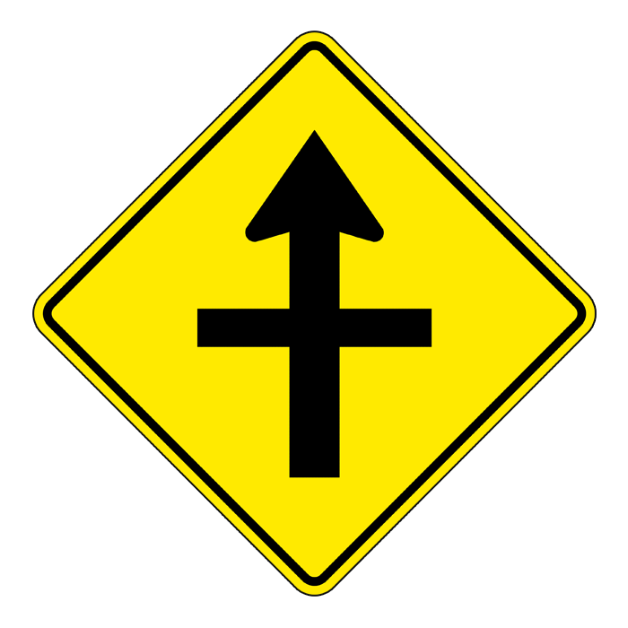 WA11A, OVERSIZED Controlled Intersection, 75x75cm