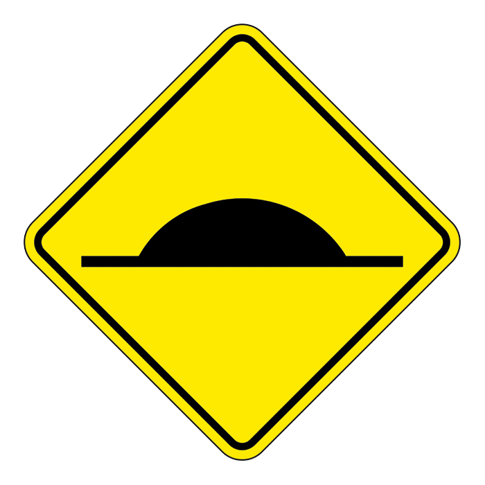 WA74, Speed Hump, 45x45cm
