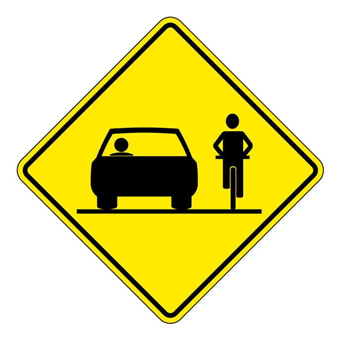 WC19, Share The Road, 60x60cm