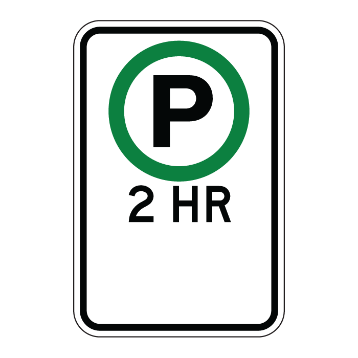 RB53, Parking With Restrictions, 30x45cm