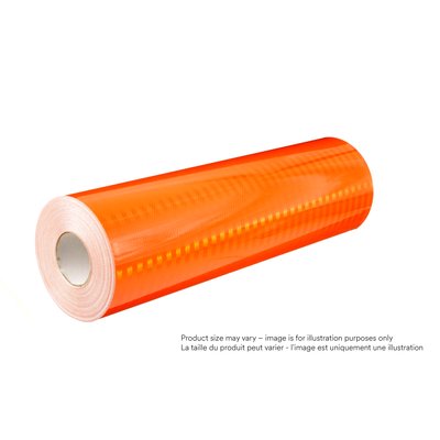 High Intensity Grade Prismatic Sheeting, Orange, 48" x 150',3M,3934