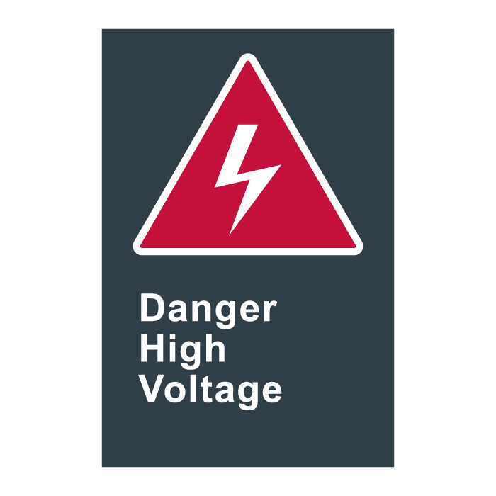 D20 CSA Danger High Voltage