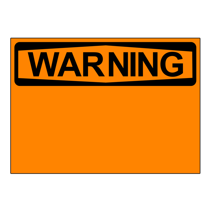 WS15 OSHA Warning Custom