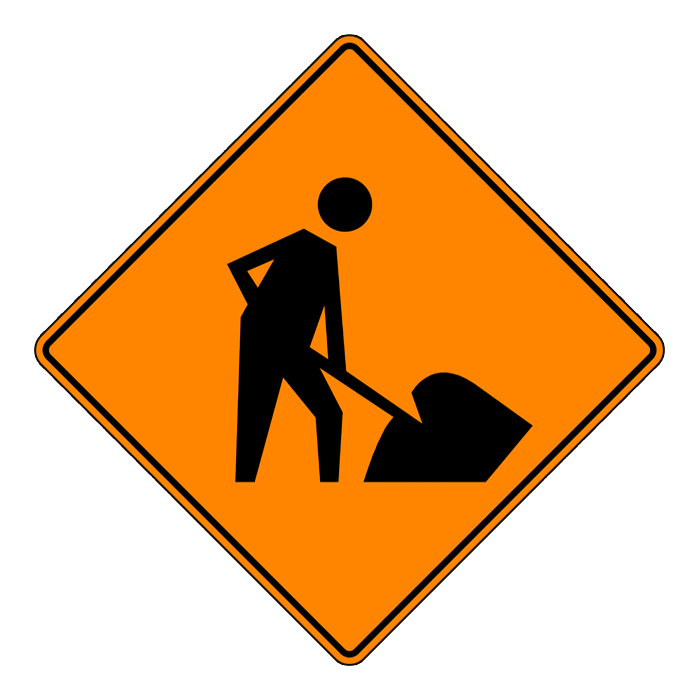 Roll Up Sign, TC2B Men At Work