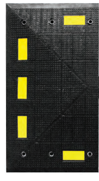 Speed Hump - End Cap Female 35" L x 10" W x 2"H - 14lb
