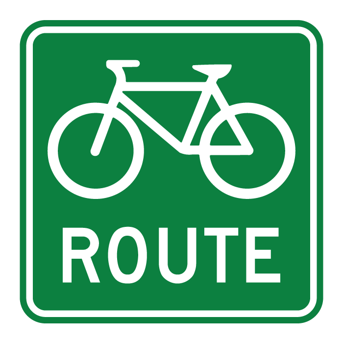 M511, Bicycle Route, 45x45cm