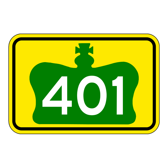 G706, EDR Emergency Detour Route Highway Tab, 45x30cm, Diamond Grade