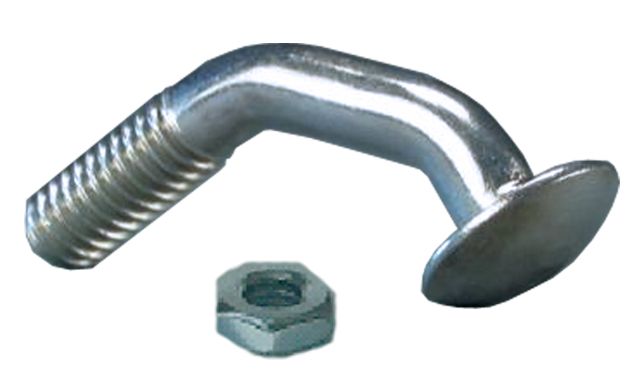 Post Splicing Hardware Square Corner Bolt Up to 2.5" Post