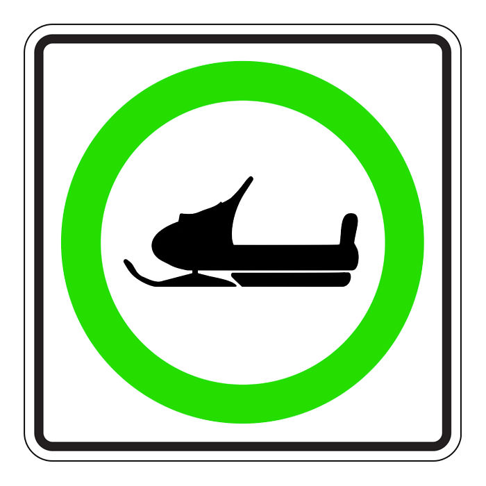 RB64, Snowmobile Route, 60x60cm