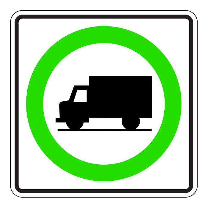 RB61, Truck Route, 60x60cm