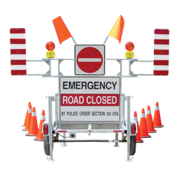 Emergency Road Closed Trailer