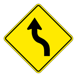 WA5L, OVERSIZED Left Reverse Curve, 75x75cm