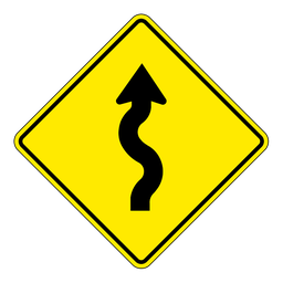 WA6R, OVERSIZED Right S-Bend, 75x75cm