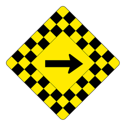 WA8R, Checkerboard Right, 90x90cm