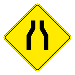 WA28, Road Narrows, 75x75cm