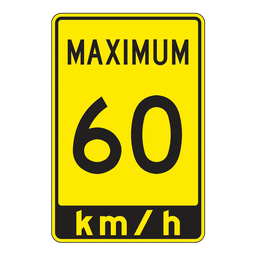 WA32, Maximum Speed km/h, 60x90cm