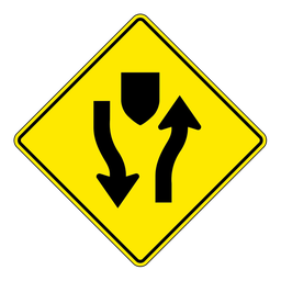 WA34, Divided Road Begins, 75x75cm