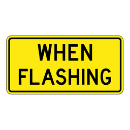 WA76T, When Flashing Tab, 90x45cm