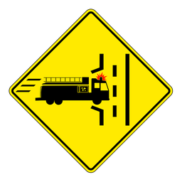 WC25L, Left Fire Truck Entrance, 75x75cm