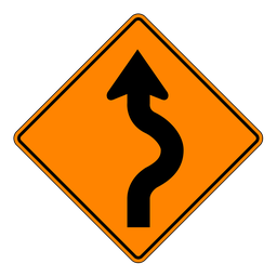 TC9R, OVERSIZED Diversion Arrow, 90x90cm, Diamond Grade