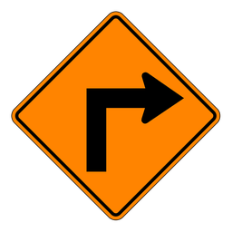 TC16AR, Right Turn, 60x60cm, Diamond Grade