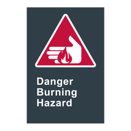 D17 CSA Danger Burning Hazard