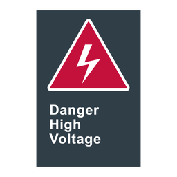 D20 CSA Danger High Voltage