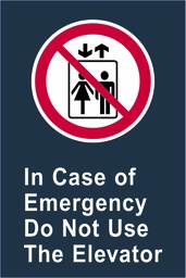 P18 CSA In Case of Emergency Do Not Use the Elevator
