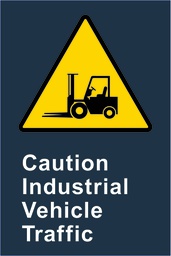 W11 CSA Caution Industrial Vehicle Traffic