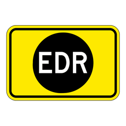 G705, EDR Emergency Detour Route Tab, 45x30cm, Diamond Grade