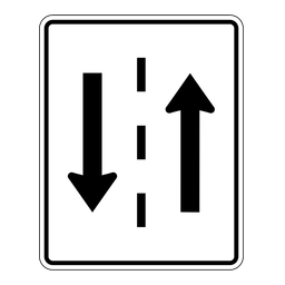 RB24, OVERSIZED Two Way Traffic, 60x90cm (formerly RB124)