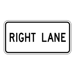 RB42T, Right Lane Tab, 60x30cm