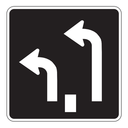 RB46L, Two Lanes Turn, 60x60cm