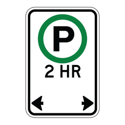RB53, Parking With Restrictions, 30x45cm