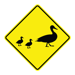 CR4 Duck Crossing, 60x60cm