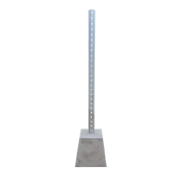 [4628] Post In Concrete 5'